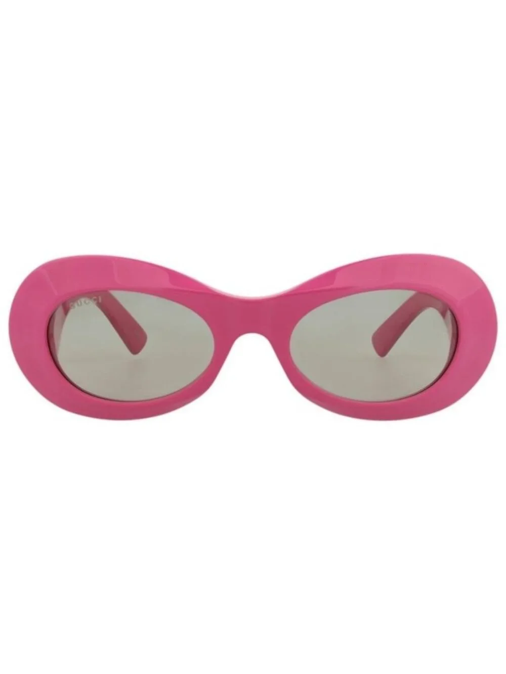 New Gucci Womens Round/Oval Fuchsia Fuchsia Grey Fashion Designer Sunglasses